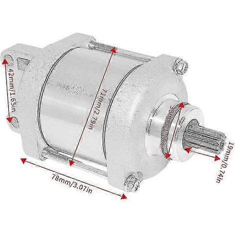 Compatible avec les motos FS450, FX450, FE450, FE501, FE501S, FC450, FR450 et 500. Accessoire unique pour démarreur : référence 79440001000. (1/4)
