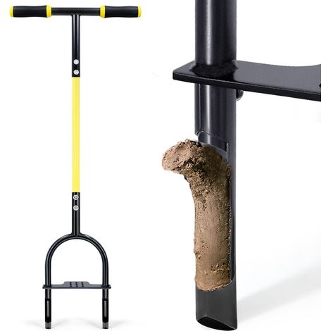 Aérateur de pelouse - Aérateur manuel pour compacter le sol - Aérateurs d'herbe pour petites cours, jardin, pelouse (1/5)