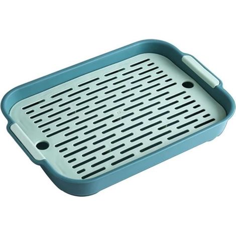 Bac à litière - Non spécifié - Modèle S - Plastique - Vert - Pour petits animaux (1/4)