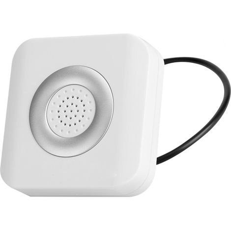 Sonneur mural en ABS pour systèmes d'accès, alarme de porte avec son ding‑dong doux et clair, connexion directe 12V DC, dimensions 8.6x8.6x2.5cm (1/5)
