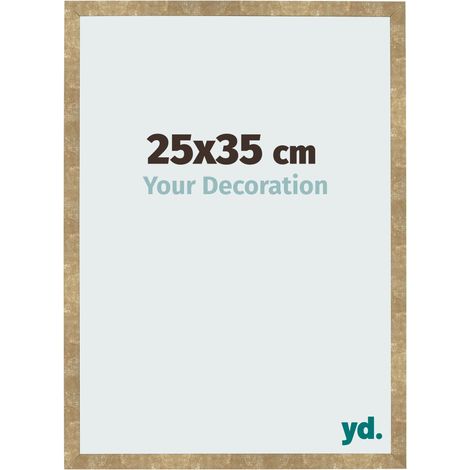 yd. - Cadre photo 25x35 - Or Antique - MDF - Bologna (1/5)