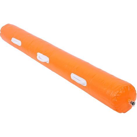150 cm langer, kreativer, aufblasbarer PVC-Poolstab für aufblasbare Pools, Riesennudeln, Wasserschwimmer für Strände, Seen, Partydekoration (Orange) (1/5)