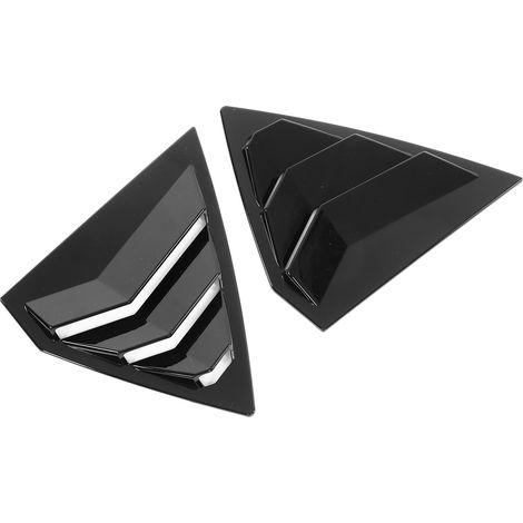 2 pièces de caches de ventilation latéraux arrière noirs brillants pour Buick Regal 2017-2021 (1/5)