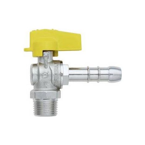 RUBINETTO A SFERA SQUADRA MASCHIO PORTAG. METANO GAS UNI 7141 Misura: 1/2"  DN 10