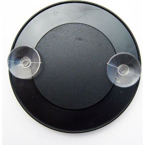 Miroir de maquillage - Grossissement x10 - Avec ventouse - Miroir grossissant - Rond - Miroir de douche portable - (1/4)