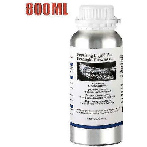 Liquide de réparation pour phares de voiture 800 ml - Produit chimique de polissage et de restauration pour phares (1/3)