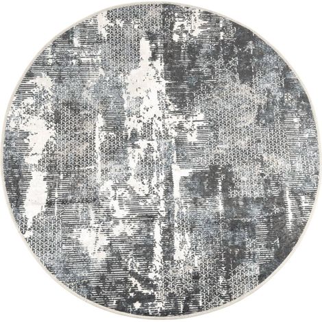Tapis lavable multicolore Ø 120cm antidérapant (1/5)