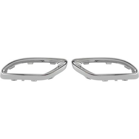 SJLERST Couvercle d'embout d'échappement chromé brillant, garniture de remplacement pour mercedes-benz A B C E GLC classe cls W177 W247 W205 W213 X253 C257 (1/5)