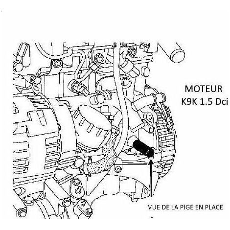 Perno di fasatura motore 1.5 e 1.9 DCi per Renault e Dacia