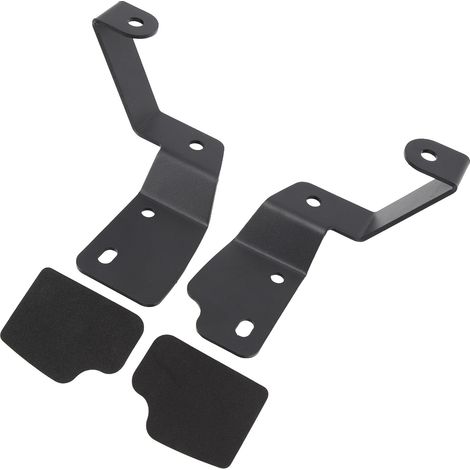 1 paire de supports de montage latéraux noirs étanches pour capot, supports de projecteurs LED pour Ford Bronco (1/5)