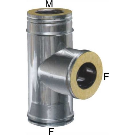 Codo en acero inoxidable 10/15 Dp Maral