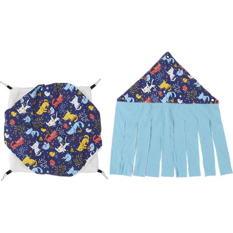 Cachette suspendue en forme de hamac pour cobaye, hamster, chinchilla, furet ou lapin (1/5)