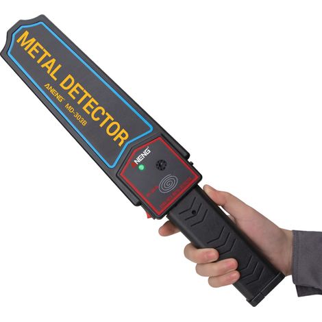 Détecteur de métaux portable MD-303B, détecteur de métaux professionnel, outil d'inspection de sécurité haute sensibilité, scanner pour salles d'examen, aéroports et entrepôts (1/5)