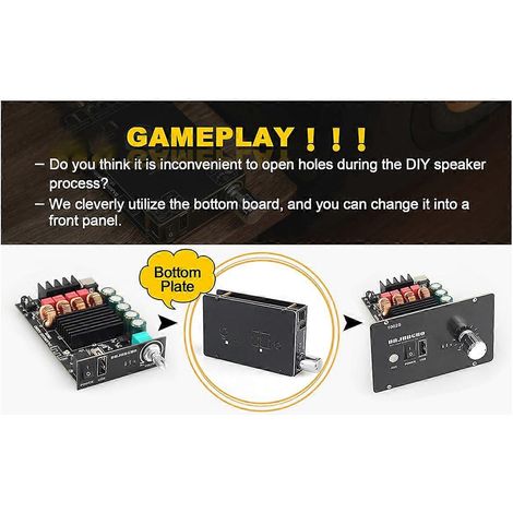 -1002S Bluetooth-Verstärkerplatine 100W+100W 12-24V B--