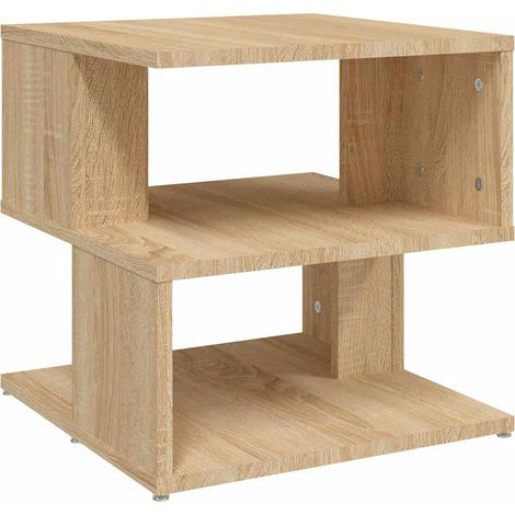 Maison Exclusive - Beistelltisch Sonoma-Eiche 40x40x40 cm Holzwer (1/5)