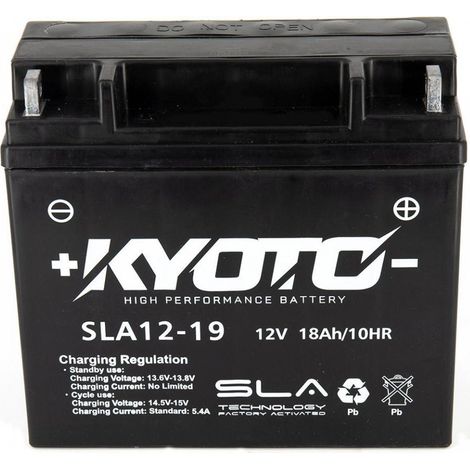Batterie Kyoto pour Moto BMW 1600 K Gtl 2011 à 2015 SLA12-19 / (1/4)