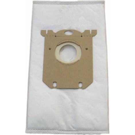 Compatible avec les aspirateurs Philips FC8202/Electrolux Z3347, sacs à poussière S-bag, sacs poubelle, sacs à poussière à filtre haute efficacité, accessoires de rechange ménagers en paquet de 5. (1/2)
