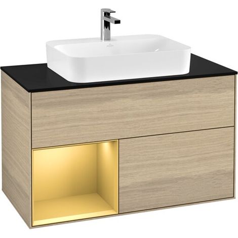 Villeroy & Boch G362HFPC meuble sous-lave-mains Finion G36 (1/2)
