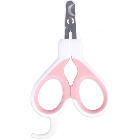 Clipper Pour Ongles De Chat - Acier Inoxydable - Forme En Demi-Lune Pour Coupes Précises - Convient Aux Chats, Chiots, Cobayes Et Oiseaux - 1 Pièce