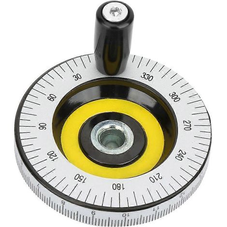 1 Stück 80 mm massives Bakelit-Handrad, Skalenhandrad, Maschinenzubehör
