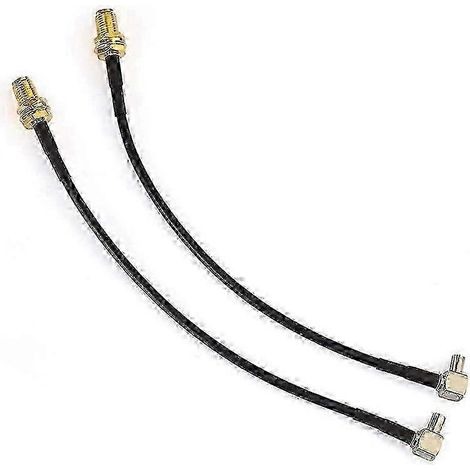 Câble adaptateur d'antenne SMA vers TS9 15 cm pour routeur 4G E5372 et E5577 - 2 pièces (1/2)