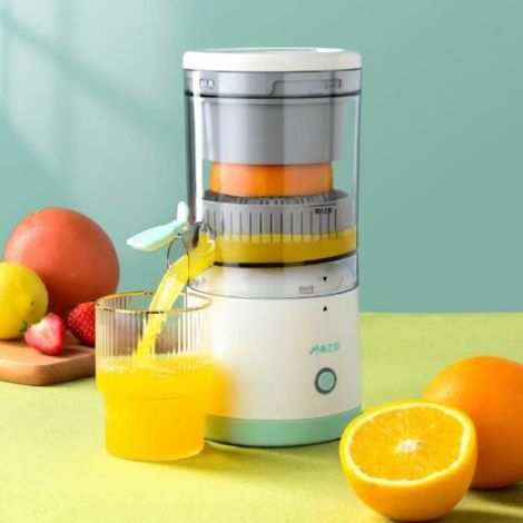 Presse-agrumes Électrique Citrus Électrique Portable,Presse-fruits Machine à Jus d'orange Fruit Cuisine (1/4)