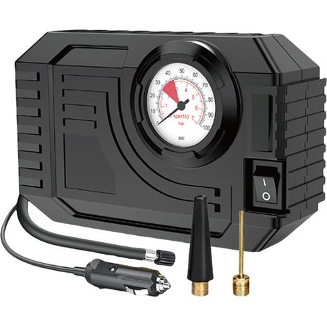 Tragbarer Luftkompressor, 10 Bar, Reifenfüller – Elektrische Pumpe, Fahrzeugzubehör für Autos, LKWs, Motorräder, Roller und Schlauchboote
