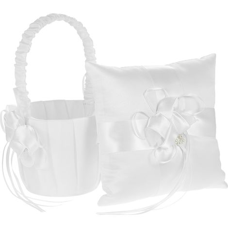 Ensemble Panier blanc - performance fiable - rangement optimal pour mariage - gardez vos affaires bien ordonnées (1/5)