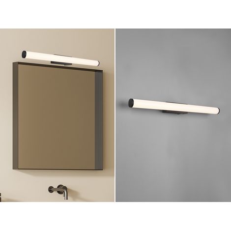 Mattio Badezimmerspiegel Wandleuchte Led 6,5W IP44 Schwarz Trio Beleuchtung (1/5)
