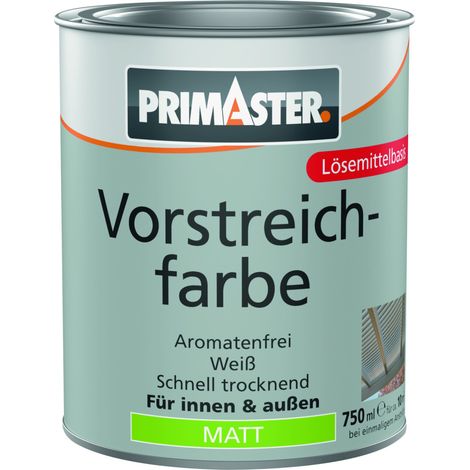 Primaster Vorstreichfarbe 750 ml weiß matt