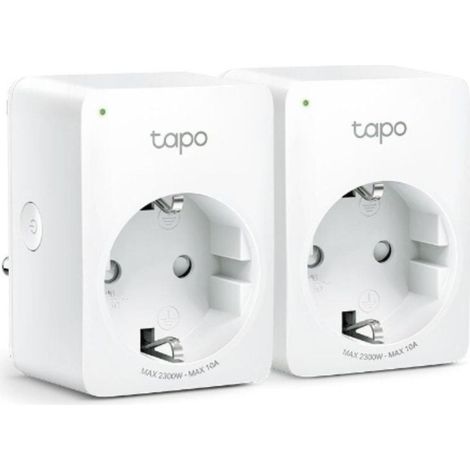 TP-Link Mini Wi-Fi Smart Plug (2-Pack) - Télécommande - Programmable - Mode Absent