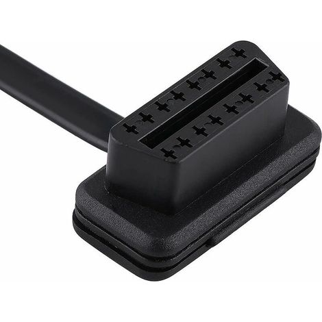 Cable Rallonge Diagnostic de Voiture On-Board Diagnostics2 Cable d'Extension On-Board Diagnostics2 16 Broches Male à Femelle 30cm/60cm/100cm(100CM) (1/5)