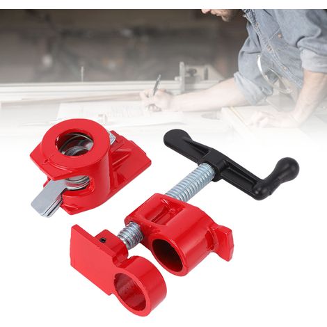 Ensembles de 4 Pinces à Tuyaux Lourdes pour Menuiserie 3/4 Pouces - Expédition Rapide-KZQ (1/5)