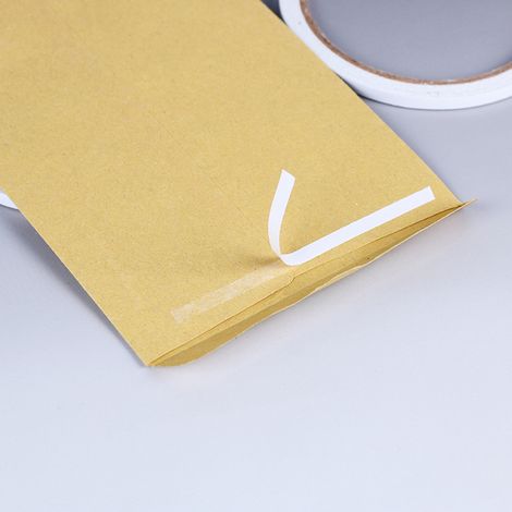 Ruban adhésif double face blanc de 40 mm, forte adhérence, idéal pour le bureau, la maison et les travaux manuels.