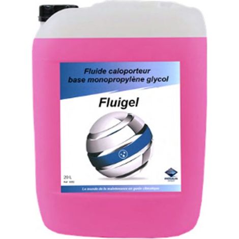 Progalva – Fluide caloporteur ECO 50 – Antigel prêt à l'emploi jusqu'à -25°C – Bidon de 20 litres pour plancher chauffant et panneaux solaires