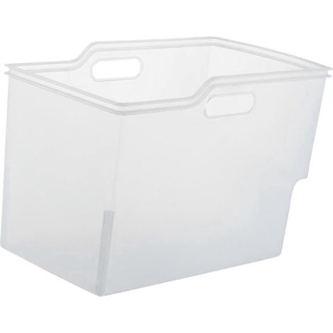 Küchenaufbewahrungsbox, tiefer Aufbewahrungsbehälter für Gewürze, Vorratskammer, Gefrierschrank-Clear Large (1/5)