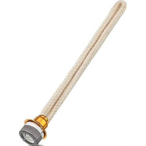 mèche de rechange pour lampe à huile parfumée, or et beige. (1/5)