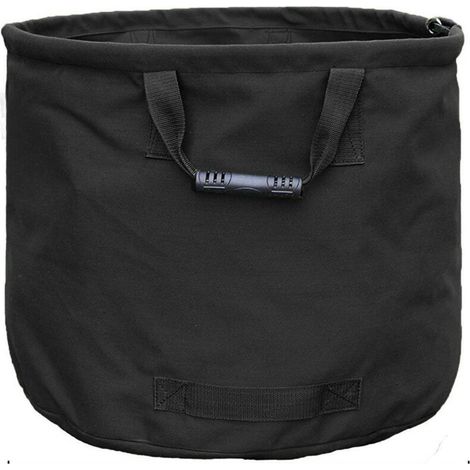 Sac de jardin noir ultra-résistant de 125 litres avec poignées de transport, Green Leaf Co. (1/5)
