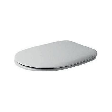 Duravit WC-Sitz o. Absenkaut., Scharn. Edelstahl, weiß (1/5)
