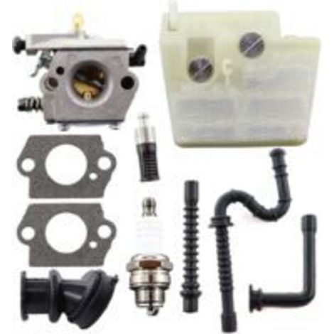Lntyq Kit de Carburateur pour Stihl 024 026 MS240 MS260 024AV 024S Walbro WT-194 Tronçonneuse Filtre à Air Collecteur d'admission remplace 11211200611 (1/5)