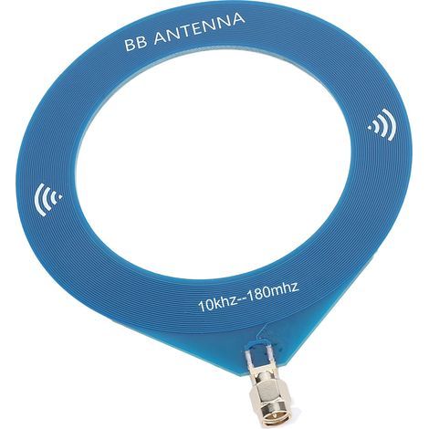 Donut antenna SW 10KHZ to 180MHZ, SMA connector, Mini shortwave loop for TEF6686 receiver, ham connection (1/5)