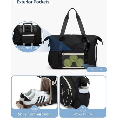 Sac à dos de tennis unisexe avec poche isotherme et compartiment ventilé (1/5)