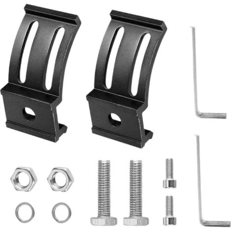 Kit de 2 supports de fixation pour barre lumineuse LED à glissière de qualité supérieure (1/5)