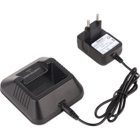Chargeur de bureau pour radio Baofeng UV-5R, 5RA, 5RE - Adaptateur secteur EU pour talkie-walkie