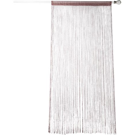 Rideau En Chaîne Avec Glands - Polyester Durable Pour Chambre Et Café - Décoration Fenêtre Intérieure - 1 Pièce (1/5)