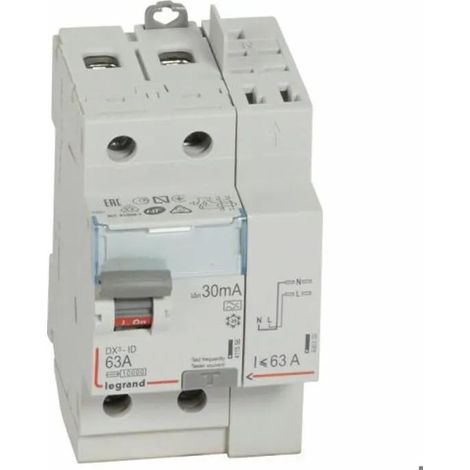 Legrand DX³-ID Fehlerstromschalter grau 63A 30mA