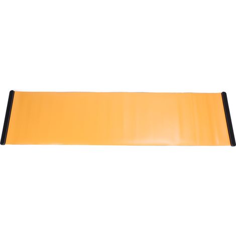 Planche d'exercice, équipement de glisse pour le fitness en intérieur et en extérieur, entraînement de vitesse et d'équilibre, style basique orange, 2 mètres (1/5)