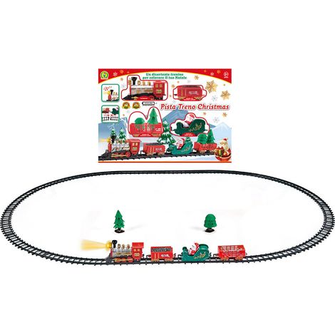 Trenino Natalizio Base per Albero di Natale con Suoni e Luci 400 cm (1/2)