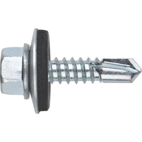 Caja 500 Tornillos Broca con Arandela Goma 5,5x50mm 7504-K (1/5)
