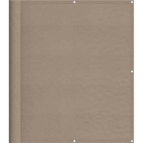 Maison Exclusive - Balkon-Sichtschutz Taupe 120x700 cm 100 % Poly